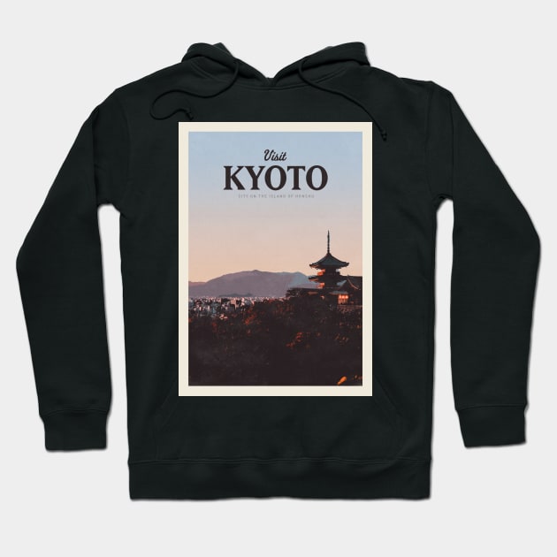 Visit Kyoto Hoodie by Mercury Club